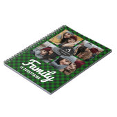 Green Buffalo Kariert Lumberjack Foto Collage Notizblock (Linke Seite)