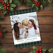 Green Buffalo Kariert Rustic Frohe Weihnachten Fot