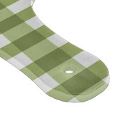 Green Buffalo Karierte Farm Cow Cutting Board Schneidebrett (Ecke)