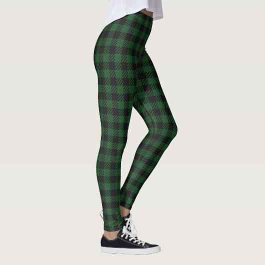 Green Buffalo Karierte Leggings (Rechts)