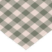 Green Buffalo Karierter Bauernhof Kurzer Tischläufer (Ecke)