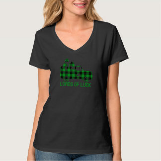 Green Buffalo Karierter LKW-Lasten von Luck St Pat T-Shirt