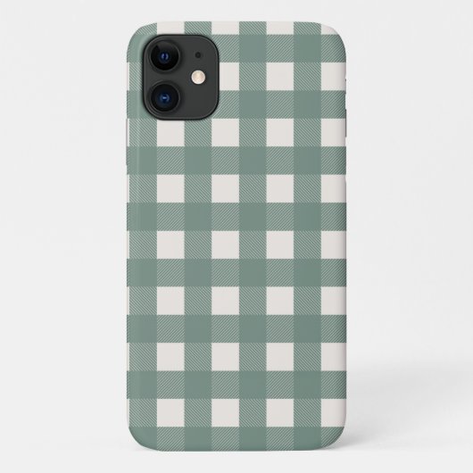 Green Buffalo Karo Green Kariert Gingham Case-Mate iPhone Hülle (Rückseite)
