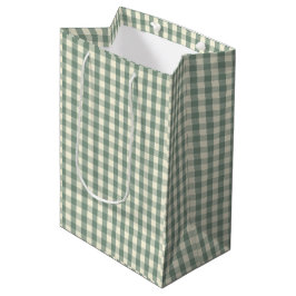 Green Buffalo Karo Kariert Gingham Mittlere Geschenktüte