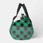 Green Buffalo Karo Pattern Personalisiert Duffle Bag (Rechts)