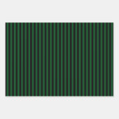 Green Buffalo Karo Pine Trees Weinroute Weihnachte Geschenkpapier Set (Vorderseite 3)