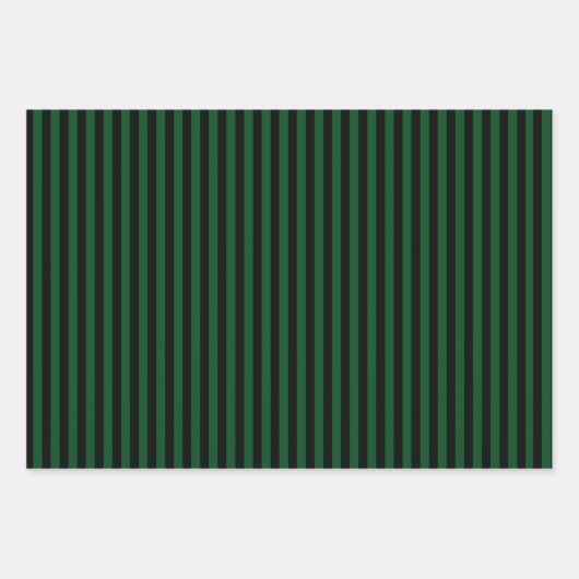 Green Buffalo Karo Pine Trees Weinroute Weihnachte Geschenkpapier Set (Vorderseite 3)