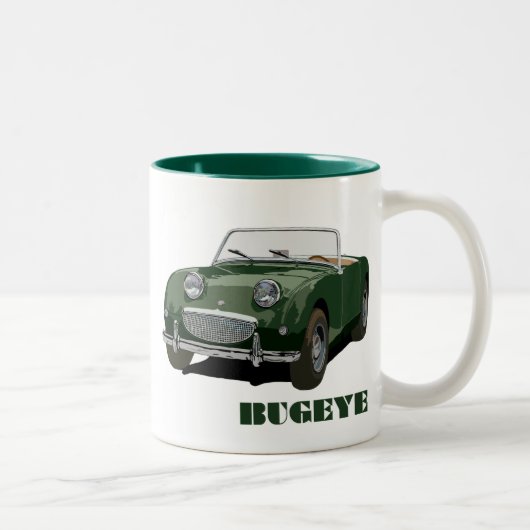 Green Bugeye Zweifarbige Tasse (Rechts)