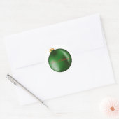 Green Bulb Ornament Sticker (Umschlag)