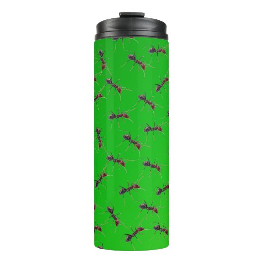 Green Bull Ants Muster Thermosbecher (Vorderseite)