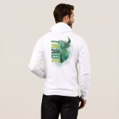 Green bull | Trade Design Hoodie (Schwarz voll)