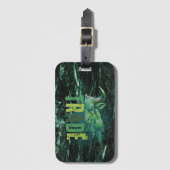 Green bull | Trade Design | Marble Gepäckanhänger (Vorderseite Vertikal)