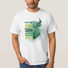 Green bull | Trade Design T-Shirt