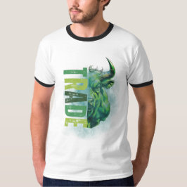 Green bull | Trade Design T-Shirt
