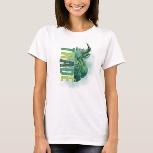 Green bull | Trade Design T-Shirt (Vorderseite)