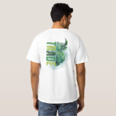 Green bull | Trade Design T-Shirt (Schwarz voll)