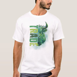 Green bull | Trade Design T-Shirt