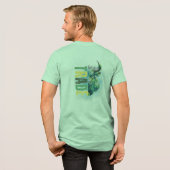 Green bull | Trade Design Tri-Blend Shirt (Rückseite voll)