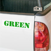 GREEN Bumber Aufkleber Autoaufkleber (Auf Lkw)