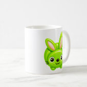 Green Bunny Kaffeetasse (VorderseiteRechts)