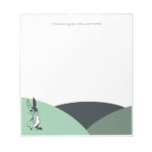 Green Bunny Notepad Notizblock (Vorderseite)