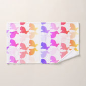 Green Bunny Oaster Spring Bunnies Rabbit Bath Towe Badhandtuch Set (Handtuch)