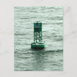 Green Buoy Postkarte