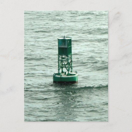 Green Buoy Postkarte (Vorderseite)
