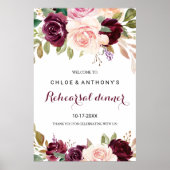 Green Burgundy Probe Dinner Poster (Vorne)