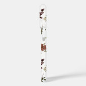 Green Burgundy Wildflower Case-Mate iPhone Hülle (Rückseite / Links)