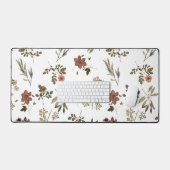 Green Burgundy Wildflower  Schreibtischunterlage (Tastatur & Maus)