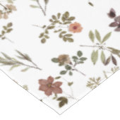 Green Burgundy Wildflower Tischdecke (Schrägansicht)