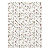 Green Burgundy Wildflower Tischdecke (Vorderseite)