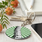 Green Burst Spine Schlüsselanhänger (Seite)