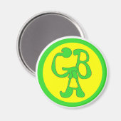 Green Bus Adventures - GBA Magnet (Vorderseite/Rückseite)
