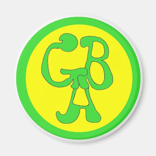 Green Bus Adventures - GBA Magnet (Vorne)