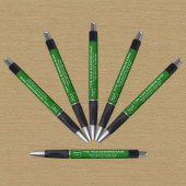 Green Business Brand on Pen Kugelschreiber