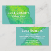Green Business Card gestrichen Visitenkarte (Vorne/Hinten)