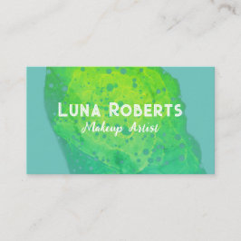 Green Business Card gestrichen Visitenkarte