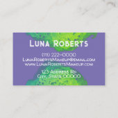 Green Business Card gestrichen Visitenkarte (Rückseite)