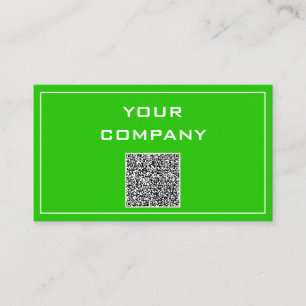 Green Business Card Ihr eigenes Design mit QR-Code Visitenkarte