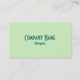 Green Business Card Visitenkarte