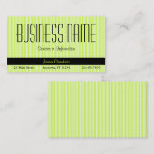 Green Business Card Visitenkarte (Vorne/Hinten)