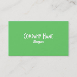 Green Business Card Visitenkarte