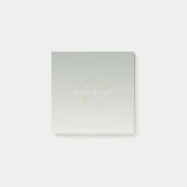 Green Business Logo Company Promotional Custom Post-it Klebezettel (Vorderseite)