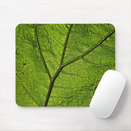 Green Butterbur Leaf Mousepad (Mit Mouse)