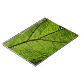 Green Butterbur Leaf Notizblock (Linke Seite)