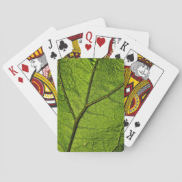 Green Butterbur Leaf Spielkarten