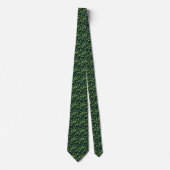 Green Butterflies Neck Tie Krawatte (Vorderseite)
