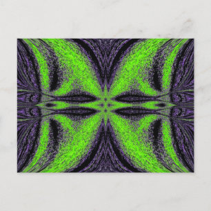 Green Butterfly 4 Postkarte